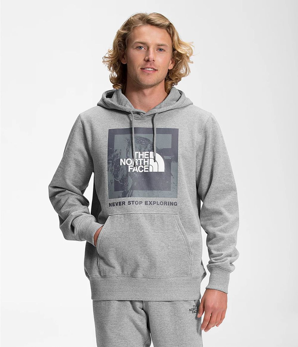 The North Face Recycled Climb Graphic Kapuzenpullover Herren - Grau CH-188AIDB